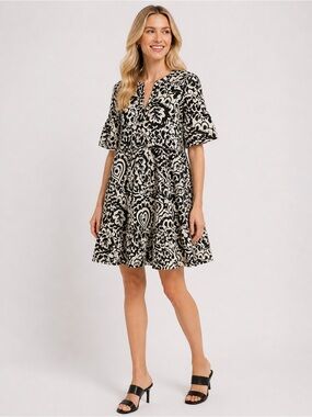 MAX MARA WEEKEND Ely Printed Batik Mini Dress